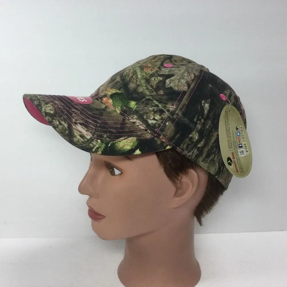 Signatures Mossy Oak Camo hat Ladies‎ Womens hunting fishing Baseball hiking cap